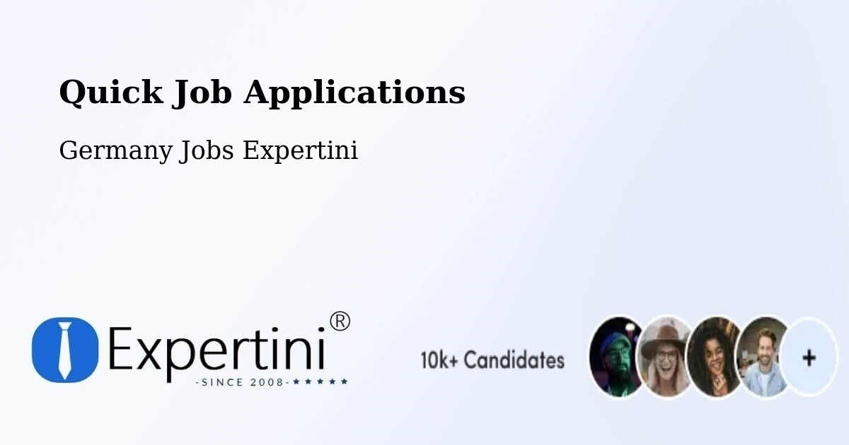 Quick Apply Feature – Brunnthal - Germany Jobs Expertini