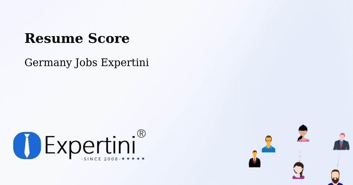 Resume Score & Job Description Match Tool – Brunnthal - Germany Jobs Expertini